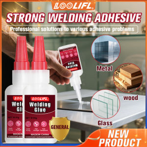 LOOLIFL super strong welding glue instantly sticky waterproof glue all-purpose glue used in wood ceramics metals and so on.