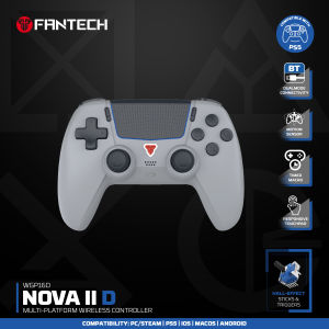 Fantech | Tay Cầm Chơi Game Không Dây FANTECH NOVA IID WGP16D Cho PS5 Với Cảm Biến Gyro Tích Hợp Loa Và Cần Điều Khiển Hall Joystick