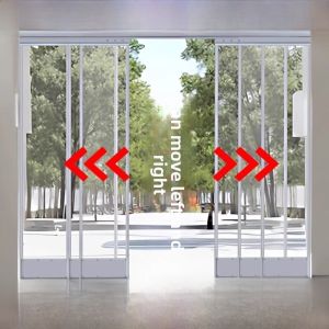 Thickened PVC Plastic Magnetic Door Curtain for Commercial Use Air Conditioner Windproof Warmth Retention Shop Partition Curtain