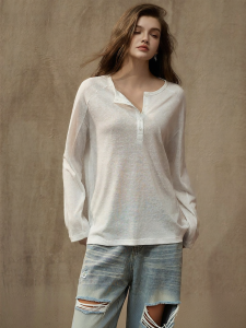 NEIZAIMIMA | Lightweight Loose Cotton Hemp Short Sleeve T-Shirt for Summer