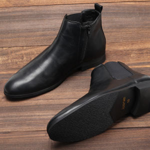 Size 7~13 Men Chelsea Boots Italian Style Ankle Boots Soft Leather Men Boots\\n\\n What Are Italian Style Men's Chelsea Boots?\\n\\nItalian style men's Chelsea boots are a classic, stylish footwear option that originated in Italy. These ankle boots feature elastic panels on the sides, which allow for easy slip-on and removal, making them a convenient choice for everyday wear. They are known for their sleek, sophisticated design and come in a variety of colors and materials, including soft leather, which adds to their appeal.\\n\\n Key Features of Italian Style Men's Chelsea Boots\\n\\nItalian style men's Chelsea boots have several key features that make them stand out from other types of footwear:\\n\\n- **Elastic Panels**: Elastic panels on the sides of the boot allow for easy slip-on and removal, making them a convenient choice for everyday wear.\\n\\n- **Ankle Height**: Chelsea boots typically have a low-cut design that covers the ankle, providing a sleek and streamlined look.\\n\\n- **Soft Leather**: Many Italian style men's Chelsea boots are made from soft leather, which adds to their comfort and durability.\\n\\n- **Stylish Design**: These boots come in a variety of colors and styles, making them a versatile choice for any outfit.\\n\\n Benefits of Wearing Italian Style Men's Chelsea Boots\\n\\nWearing Italian style men's Chelsea boots can offer several benefits, including:\\n\\n- **Comfort**: Soft leather and elastic panels provide a comfortable fit, making these boots ideal for long days on your feet.\\n\\n- **Durability**: High-quality materials and construction ensure these boots will last for years to come.\\n\\n- **Versatility**: These boots can be paired with a variety of outfits, from casual to dressy, making them a versatile addition to any wardrobe.\\n\\n How to Choose the Right Size 7~13 Men's Ankle Boots\\n\\nChoosing the right size for your Italian style men's Chelsea boots is essential to ensure a comfortable fit and prevent discomfort or damage to the boots. Here are some factors to consider when choosing men's Chelsea boots:\\n\\n Factors to Consider When Choosing Men's Chelsea Boots\\n\\n- **Width**: Make sure the boot fits snugly around your foot, but not too tight. If the boot is too narrow, it may cause discomfort or blisters.\\n\\n- **Length**: The boot should fit comfortably around your heel and ankle, with enough room to move your toes freely.\\n\\n- **Height**: Consider the height of the boot, as this will affect how it looks with different outfits.\\n\\n Tips for Measuring Your Foot Size for Men's Chelsea Boots\\n\\nTo measure your foot size for men's Chelsea boots, follow these steps:\\n\\n1. Stand on a piece of paper with your heel against a wall.\\n\\n2. Trace around your foot with a pencil.\\n\\n3. Measure the length and width of your foot in inches.\\n\\n4. Compare your measurements to a sizing chart to determine your shoe size.\\n\\n Soft Leather Men's Boots: Why They Are Worth the Investment\\n\\nSoft leather men's boots are a worthwhile investment due to their durability and comfort. Here are some reasons why soft leather men's boots are worth the investment:\\n\\n The Durability of Soft Leather Men's Boots\\n\\nSoft leather is a durable material that can withstand daily wear and tear. It is resistant to water and stains, making it easy to clean and maintain. Soft leather boots are also less likely to crack or split over time, ensuring they will last for years to come.\\n\\n The Comfort of Soft Leather Men's Boots\\n\\nSoft leather is a comfortable material that conforms to the shape of your foot, providing a snug fit that feels like a second skin. This makes soft leather men's boots ideal for long days on your feet, whether you're walking around town or working at a standing desk.\\n\\n How to Care for Your Italian Style Men's Chelsea Boots\\n\\nCaring for your Italian style men's Chelsea boots is essential to ensure they stay looking their best. Here are some tips for cleaning and maintaining your men's Chelsea boots:\\n\\n Cleaning and Maintaining Your Men's Chelsea Boots\\n\\n- **Brush Off Dirt**: Use a soft-bristled brush to remove any dirt or debris from the surface of the boot.\\n\\n- **Clean with Soap and Water**: Mix a solution of mild soap and water, and use a soft cloth to gently clean the surface of the boot.\\n\\n- **Dry with a Soft Cloth**: Use a soft cloth to dry the boot, being careful not to rub too hard, which can damage the leather.\\n\\n- **Apply Leather Conditioner**: Apply a leather conditioner to keep the leather soft and supple.\\n\\n Storage Tips for Men's Chelsea Boots\\n\\nTo store your Italian style men's Chelsea boots properly, follow these tips:\\n\\n- **Store in a Cool, Dry Place**: Keep your boots away from direct sunlight and moisture, which can cause the leather to deteriorate.\\n\\n- **Use Boot Trees**: Use boot trees to maintain the shape of the boot and prevent creases or wrinkles.\\n\\n- **Store with Socks**: Store your boots with socks inside to maintain their shape and prevent them from collapsing.\"