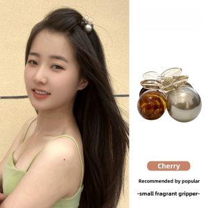 Maillard Cute Cherry Small Hair Grabbing Clip Female Fancy High Ponytail Clip Fringe Hairpin Side Hairpin Hair Ornaments Summer