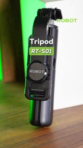 ROBOT Tripod HP/Handphone RT-S01 Rotatable 360° Black Kamera Tongsis Remote Bluetooth RT-S01 - Garansi 1 Tahun