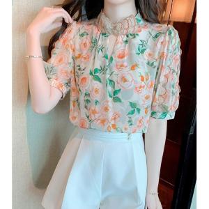 TM 2274 Blouse Glenda embroidery collar top import
