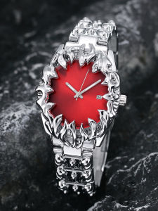 DENVOSI | DENVOSI Irregular Claw Quartz Watch Y2K Retro Style Accessory Watch With Embossed Luxury and Calendar Night Light Display