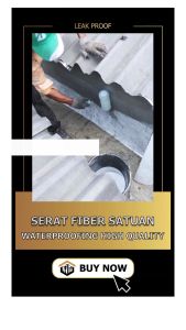 Serat Fiber Aquaproof Anti Bocor Penambal Atap Genteng Asbes Rembes Lembaran Fiberglass Matt Polyester Pelapis Tembok Dak Beton Waterproof Serabut Fiber Glass Mat Penutup Lubang Dinding Nodrop Lembar Berkualitas Tebal