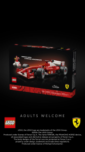 [BrickMonster] LEGO 11375 Icons Ferrari F2004 & Michael Schumacher