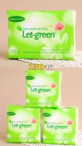 Combo Giấy Vệ Sinh Đa Năng LET-GREEN 15*21cm 130 Tờ/Bao 2 Lớp/Tờ