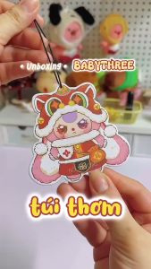 [Chính Hãng] Túi Thơm Baby Three Blindbox Túi Mù Thẻ Thơm Bé 3 Tuổi BB3 Miếng Tỏa Hương Thơm