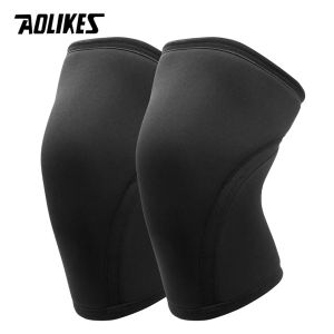 AOLIKES | AOLIKES 7mm Neoprene Knee Sleeves for Weightlifting (Pair) Compression Knee Brace Support For Squats Crossfit Training Workout