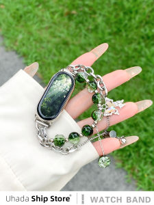 Uhada Butterfly Bracelet Band for Xiaomi Smartwatch Creative Beaded Fashion Versatile Metal Wristband Compatible with Xiaomi 8 9