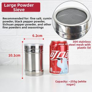 Stainless Steel Seasoning Dispenser for Outdoor Barbecue