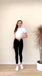 Quần Tregging Lưng KHUY KHÓA có bigsize 96kg Vải thun cotton dày đẹp co giãn tốt