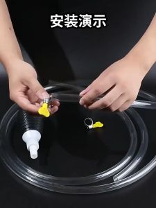 Pompa sedot bensin manual alat penyedot bensin air minyak solar dan cairan lainnya / Pompa Tangan Transfer Oli Bensin Mobil Oil Extractor 1M