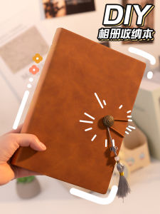 Album Lưu Niệm Da PU Tự Dính Album Lưu Trữ Hình Ảnh Lưu Trữ Thẻ Postcard Album Lưu Trữ Gia Đình Dung Lượng Lớn