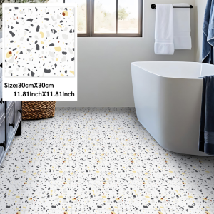 30X30cm Gạch Lát Sàn Vinyl Không Thấm Nước Và Chống Trượt Vật Liệu Mờ Nhãn Dán Gạch Sàn Có Thể Sử Dụng Trong Phòng Tắm Nhà Bếp Phòng Ngủ