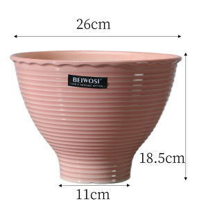 Ceramic Flower Pot Simple Style Chinese Porcelain Butterfly Orchid Special Pot Balcony Living Room Large Diameter Breathable