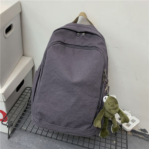 กระเป๋าเป้สะพายหลังผ้าใบความจุขนาดใหญ่สำหรับเด็กและเยาวชน กระเป๋าใส่โน้ตบุ๊ก 16 นิ้ว กระเป๋าเดินทางแบบลำลองสำหรับทั้งชายและหญิง