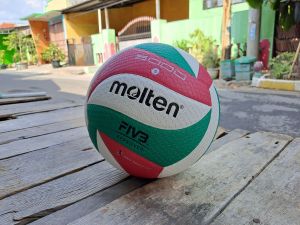 BOLA VOLI MOLTEN TERLARIS FREE DOP JARING BOLA DAN POMPA MINI