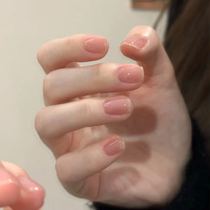 Snowy Nail Polish Nude Pink Quick Dry Long Lasting Transparent Womens Nail Art Gel Ice through Tear off for Pregnant Women