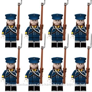 Đồ Chơi Nhân Vật Quân Sự Bằng Gạch Prussian Guard Thời Chiến Tranh Napoleon