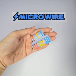 MW 3-in-9 Out Wire Connector – Fast Splitter Universal Wiring Terminal Block