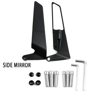 For Kawasaki Z1000 Z900 Z800 Z750 Z650 Z400 Z300 Z250 Motorcycle Mirrors Stealth Winglets Mirror Kits Adjustable Mirrors Motorcycle Wing Mir