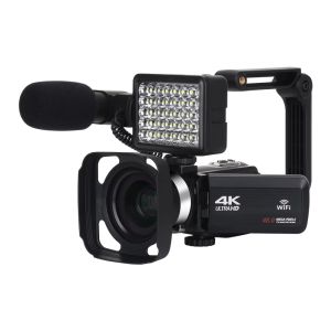 KOMERY | Full 4K Camcorder 18X 48MP Digital Camera Livestream Webcam UHD Vlog Video Recorder Wide Angel Macro Lens Photography Cameras
