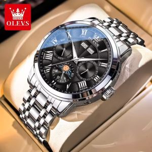 OLEVS | Đồng Hồ Đa Năng Chống Nước Phát Sáng Cho Nam