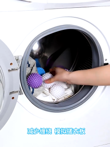 Combo 3 Bóng Giặt Silicon Quần Áo Size Lớn DASEP Chống Rối Chống Bẩn Chống Nhăn Tiện Lợi Giúp Quần Áo Sạch Hơn