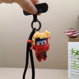 Superhero Toy Keychain Cute Childrens Gift Led Police Chief Little Love Pendant Student Present Creative Festival Supplies