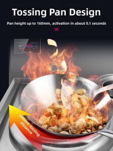 Lecon | Double Head Single Tail Concave Commercial Induction Cooker 15kw