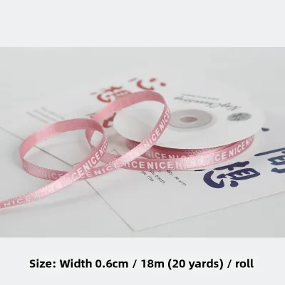 NingChu Ribbon | Custom Letter Ribbon 0.6cm