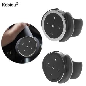 Kebidumei | KEBIDU Steering Wheel Music Player Wireless Bluetooth Remote Control Media Button Multimedia for Android IOS Smartphone Car Kit