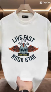 LC.TRADING  เสื้อยืดพิมพ์ลายคมชัดยอดฮิต สกรีนทนทาน เนื้อผ้าสบาย ผ้านุ่ม ทรงสวย คอกลม แขนสั้น B0007