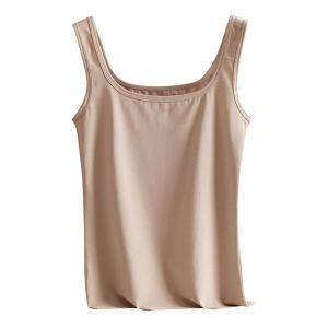 miiow | Pure Cotton Strap Vest Womens Inner Wear 2025 New Summer Work Letter Square Collar Beautiful Back Base Top Outerwear