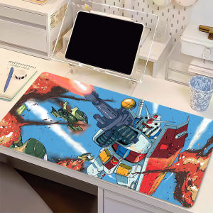 Bandai | Anime Mouse Pad Mechanical Warrior RX-78-2 G-gundam Gaming Large Carpet Gamer XXL Computer Keyboard Pad Rubber Desk Mat Mausepad