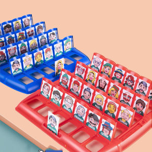 Who Is It Board Game Memory Training Parent-Child Classic Board Game Funny Family Guessing Games Funny Toys Interactive Educational Guessing Set