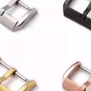 10mm 12mm 14mm 16mm 18mm 20mm 22mm 24mm 304L Stainless Steel Watch Buckle Metal Watch Clasp Replacement for Leather Watch Strap