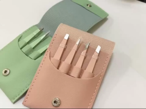 4Pcs/Set Eyebrow Tweezer Stainless Precision Tweezers Hair Puller Slanted Eyebrow Clip Hair Remover Accessories Makeup Tools