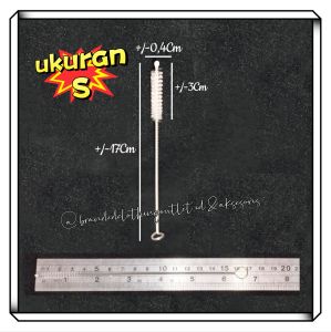 SIKAT PEMBERSIH SEDOTAN STAINLESS STEEL ANTI KARAT / SIKAT KECIL MINI / SIKAT PEMBERSIH SERBAGUNA / SIKAT PEMBERSIH DOT BAYI / CLEANING BRUSH STRAW | SP8710