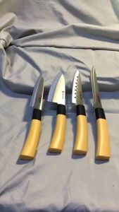 AT.MALL 🔪 มีดทำครัวด้ามไม้ ✨ สแตนเลสอย่างดี คมกริบ! | มีดเชฟ อเนกประสงค์ ซาซิมิ แล่ | 6 แบบให้เลือก | พร้อมส่ง!