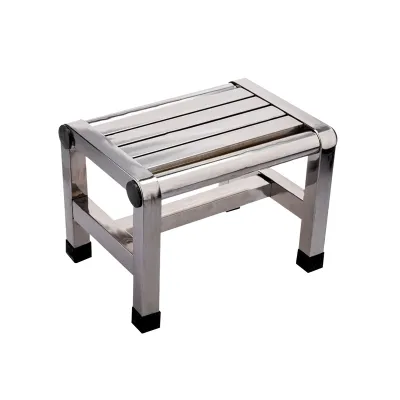 SHUQUE | Waterproof Thickened Stainless Steel Short Bench Bathroom Board Bench Kitchen Counter Stool Home Work Operation Table Use