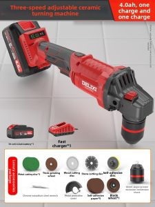 DELIXI Electric | Brushless Battery-Powered Drill for Tile and Fire Pipe Hole