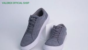 Sepatu Sneakers Pria Distro Grey Trendy Premium Kuzatura Casual Style