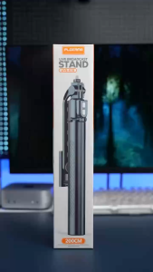 PLOKAMA ไม้เซลฟี่บลูทูธไร้สาย ขาตั้งกล้องรุ่น LIVE K10 พร้อมรีโมทแบบชาร์จ หมุนได้360องศา ยืดหดได้ ขาตั้งกล้องมือถือแบบพกพา