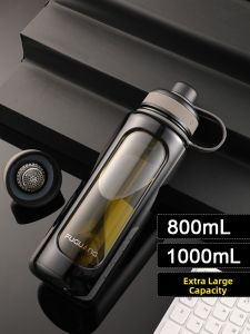 Fuguang | Durable High-borosilicate Glass Water Bottle 1L