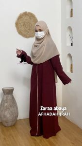 Afhadahijrah - Abaya turki zaraa mocca fortaleza list variasi garis terbaru