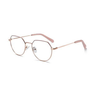 ZENOTTIC Women Men Polygon square Metal Frame Optical Glasses Male Modern Eyewear Industrial Design Non-Prescription Eyeglasses