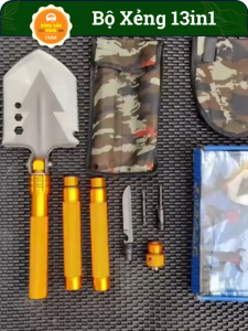 Xẻng Quân Dụng Gấp Gọn Đa Năng Bộ Dụng Cụ Làm Vườn Ngoài Trời PXE-78 Xẻng làm vườn Xẻng đi phượt Xẻng gấp gọn cho xe ô tô